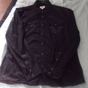 True Religion Western style button up